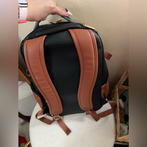 Itzy ritzy diaper bag Coffe & cream - Picture 3 of 5